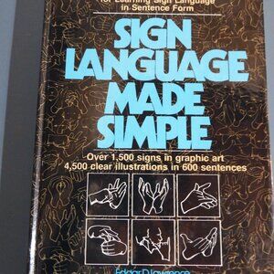 Sign Language Made Simple Book